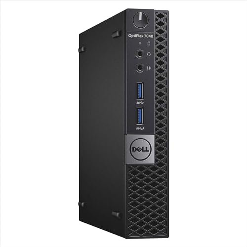 DELL Optiplex 7040 Micro Mini PC i5 6th, RAM 16 GB DDR4, Solid State Drive SSD 128 GB, HD Graphics, WiFi USB, HDMI, USB 3.0, Windows 11 Pro (Ricondizionato)