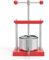 Fruit Wine Cider Press, Manual Juicer for Grape, Vegetables, Homemade Juice, Cheese,Tincture Herb,Olive Oil,honey Making (Stainless Steel, 3L)
