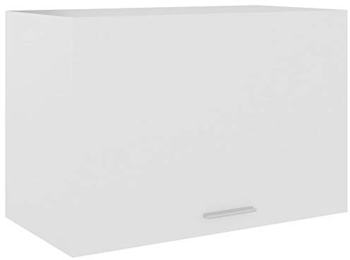 Homgoday Mueble de pared para cocina, mueble de baño, suspendido, para cocina, armario suspendido, para cocina, armario suspendido, color blanco, 60 x 31 x 40 cm, de madera multicapa