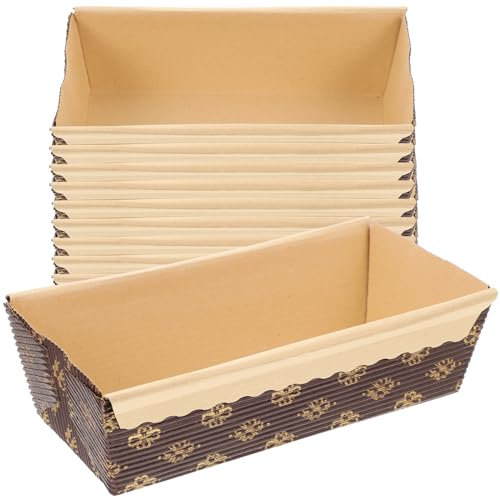 Amosfun Moldes Cuadrados De Papel Para Hornear 25 Piezas Bandejas Desechables Resistentes Al Aceite Y Calor Ideal Para Pasteles Y Pan En Cocina Ahorra Espacio DiseñO Apilable