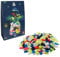 Plus-Plus 3975 Geniales Konstruktionsspielzeug, Farbmix Glow, Kreativ-Bausteine, nachtleuchtendes Bausteinset, 300 Teile, Nachtleuchtend