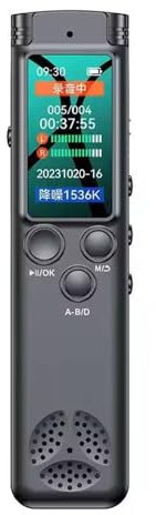 Docooler Digitaler Sprachrekorder, tragbarer Sprachrekorder mit TFT-Farbbildschirm, Wiedergabe, Song-Player, Audiorecorder für Besprechungen und Vorträge