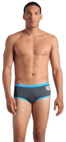 ARENA Herren-Badeanzug mit großem Logo, niedrige Taille, für Pool, Training, athletischer Badeanzug