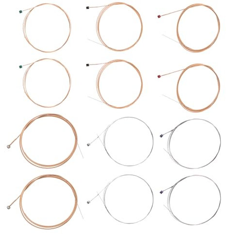 The Lord of the Tools Juego de 2 cuerdas recubiertas EXP16 para guitarra acústica 012-053 bronce fosforado compatible con guitarra acústica D-Addario