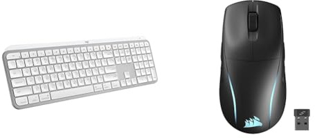 Logitech MX Keys S & Corsair M75 Wireless RGB Souris de Jeu