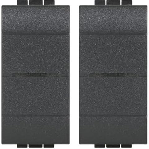 Bticino L4003C Livinglight Deviatore Connesso, Antracite (Confezione da 2)