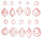 Keoker Lot de 10 emporte-pièces en argile polymère pour bijoux, boucles d'oreilles en polymère, bibliothèque, enseignants, 8 formes