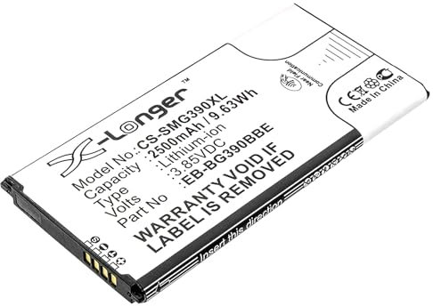 Batteria compatibile con Samsung EB-BG390BBE, EB-BG390BBEGWW, Galaxy Xcover 4