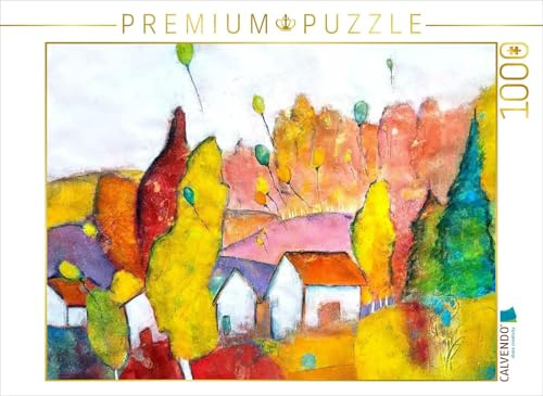 Puzzle · EIN Moment des Loslassens – eingefangen in herbstlichem Leuchten | Ein Motiv aus dem Kalender Loslassen als Kunst · Ein poetischer… · 1000 Teile · Lege-Größe 64 × 48 cm · CALVENDO Puzzle
