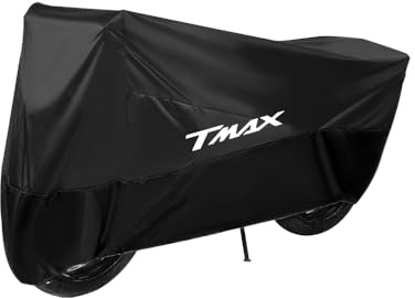 Housse de protection imperméable pour extérieur, anti-poussière, pluie, vent, déjections d'oiseaux, protection UV, polyester 190T pour T-Max 500 TMAX 500 560 TMax 530 (265 x 105 x 125 cm)