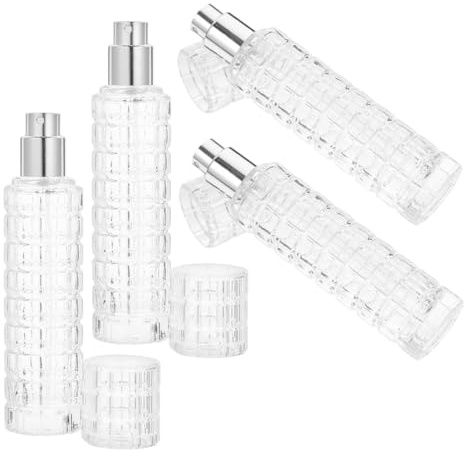 Cocktailzerstäuber 4 Stück-pack aus Glas und Kunststoff für Bars | Wermutbitter, Nachfüllbar und Leicht zu Reinigen, für Cocktails und Absinth in Profi oder Hausbar