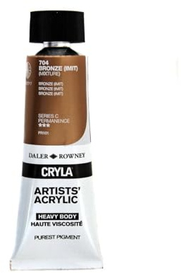 Daler Rowney : Cryla Acrylic Paint : 75ml : Bronze