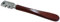 Silberschnitt-Glasschneider mit 6 Stahlrädchen lackiertes Holzheft No. 100 braun/silber Profi-Qualität Öl-Glasschneider