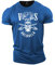 GYMTIER Sons of Odin Vikings Valhalla Fitness T Shirt für Herren, Bodybuilding, Training, Workout, Lifting, Bekleidung, Königsblau, L