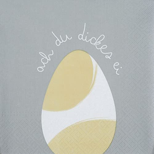 Ostern Serviette ACH du Dickes Ei