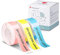 Phomemo D30/Q31 Etiketten Rosa/Gelb/Blau 14x50mm für Phomemo D30/Q31, Kompatibel mit Pokelabel Q30 & Colorwing Q30, Thermo-Etikettenrolle für Q31/Q30/D30 Bluetooth Portable Label Printer