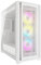 Corsair iCUE 5000D RGB Airflow Mid-Tower-Gehäuse, True White – 3 × AF120 RGB ELITELüfter, iCUE Lighting Node PRO-Beleuchtungssteuerung – Konstruktion Mit Hohem Luftdurchsatz - Weiß