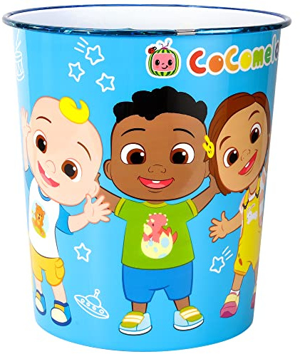 Cocomelon Kids Waste Paper Bin for Bedroom, Playing & Study Room