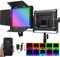 AMBITFUL RGB LED Beleuchtung, P35R Fotografie-Licht Mit APP-Steuerung für YouTube Outdoor Studio, LED-Panel Mit Tragetasche