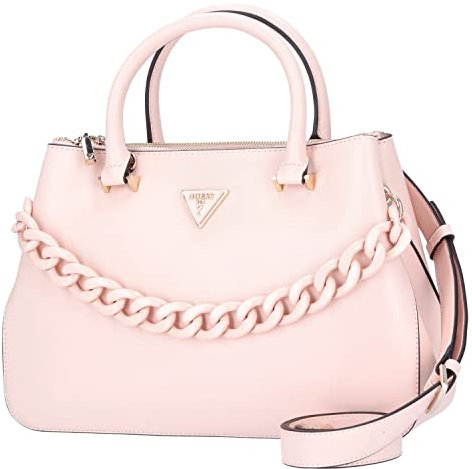 GUESS Corina Status Satchel Pale Rose
