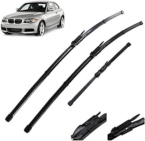 Scheibenwischer vorne und hinten, für BMW 1er E81 E87 116i 116d 118i 118d 120i 120d 123d 130i 2004–2010, 20 Zoll, 20 Zoll, 12 Zoll Scheibenwischer