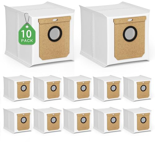 Ersatz-Staubsaugerbeutel für Eufy L60 SES L50 SES Saugroboter, 2,5 l Ersatzbeutel für Haier H9+, Conga Home 10000, 8090 Ultra, 9090 AI Staubsauger, 10 Stück