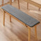 AmphaDeco Bankkissen Bankauflage Outdoor, Waschbare rutschfeste Sitzauflage Bank, Gartenbankauflage Sitzkissen Sitzpolster Bank,Dark Grey,35x120cm