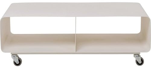 Kare Design Lowboard Lounge M, Creme, Sideboard, TV-Board, minimalistisch, modern, Aufbewahrung, Wohnzimmer, Schlafzimmer, 30x90x42 cm (H/B/T)