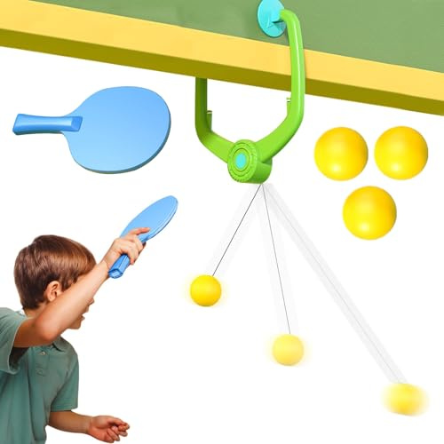 Hanging Door Pong - 7,87 x 10,24 Zoll Pong Doorway Game, Tennis Trainer With Racket & Balls, Over The Door For Children Teens | Beginners Athletes Indoor Home Apartment Bedroom Use