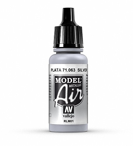 Vallejo Model Air Acrylfarbe, 17 ml metallic silver