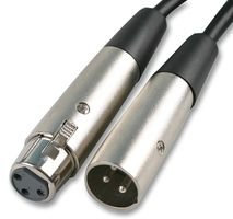 Aptii - XLR FEMALE TO MALE LEAD microphone mic patch cable 2m