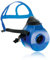 Dräger X-plore 4740 semimaschera in TPE | taglia S/M | respiratore riutilizzabile per l'uso con filtri filettati sostituibili Rd40