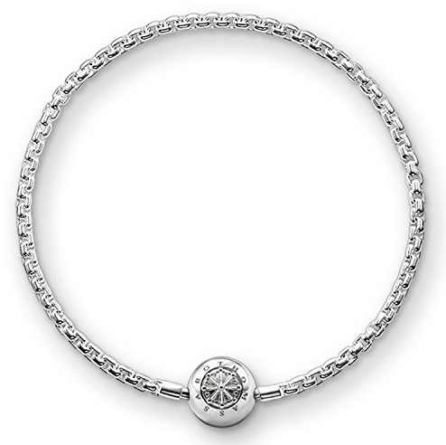 Thomas Sabo Unisex Bracelet Karma Beads 925 Sterling Silver KA0001-001-12