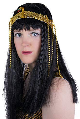 P 'tit Clown 91530 Haarband Ägyptische Gold mit Schlange und Perlen – Mehrfarbig