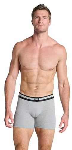 Jockey Boxer Trunk – Boxershorts Herren im 3er Pack, Unterhosen ohne Eingriff, Unterwäsche aus Baumwolle und Elasthan, 3er Set, in