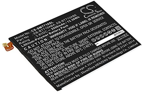 CS-SMT710SL - Batteria compatibile con Samsung Galaxy Tab S2 8.0 LTE-A, Galaxy Tab S2 8.0 WiFi, Galaxy Tab S2 NOOK 8.0, Galaxy Tab S2 Plus 8.0, SM-T710, SM-T713, SM-T715, SM-T715C, SM-T715N0,