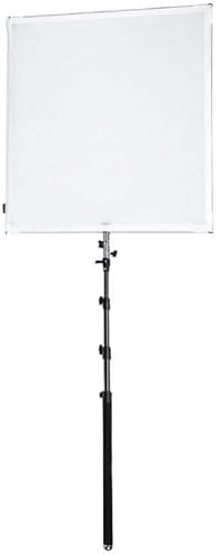 Pixapro 90x90cm Foldable Sun Scrim Diffuser Panel Extensin Boom Arm Handle Lightweight Easy Setup Sunbounce Screen Translucent Video Scrim Soft Diffusion Material Photography Lighting Reflector Panel