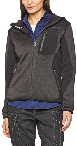 Blaklader 49312117 DAMEN-STRICKJACKE, Dunkelgrau / Schwarz, grootte XXXL