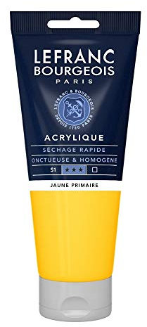 Lefranc Bourgeois Acrílico Fine, Amarillo Primario, 200 ml