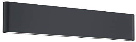 Trio Leuchten LED Außenleuchte Thames II 226460242, Aluminium Anthrazit, 2 x 8 Watt, Breite 46,5cm, 1 Stück (1er Pack)