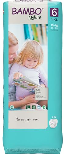 Bambo Nature Premium Eco Windeln, Größe 6, 1,63 kg
