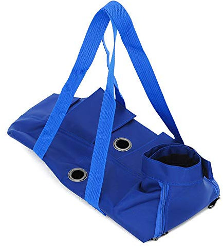LAIYUTING Sacs Multifonctions de retenue de toilettage de Chien/Chat pour Le Bain de Lavage de Coupe d'ongle Vert/Bleu