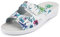 JOMIX Ciabatte Donna Estive Comode Ciabatte Donna Casa Estive Zeppa Pantofole Aperte Ortopediche Anatomiche ITD1474-8 (Fiorato Blu, 41)