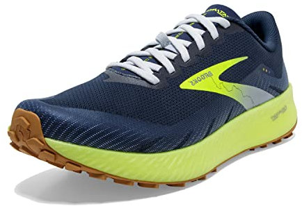 Brooks Herren Catamount Laufschuh, Titan Peacoat Nightlife, 44.5 EU
