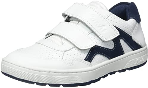 Lurchi Dominik Sneaker, White Navy, 26 EU