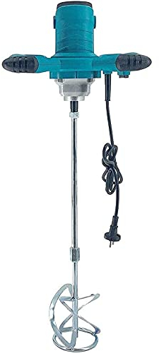 HGJDKSJ Mezcladora, Batidora Amasadora Cemento, Mezclador de Mortero Portátil de 2100W, Agitador M14 Ajustable, con 6 Velocidades, para Pintura Hormigón Mortero Cemento