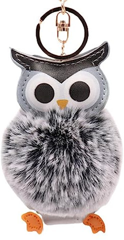 Generic Cartoon Eule Plüsch Ball Schlüsselanhänger Anhänger Plüsch Puppe Schlüsselanhänger Pompon Ball Schlüsselbund Neu Freigegeben