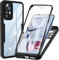 WeiCase Hülle für Xiaomi 12 / 12X / 12S, Transparent 360 Grad Rundumschutz Schutzhülle mit Integriertem Displayschutz Stoßfest Ultradünn Silikon Handyhülle für Xiaomi 12 / 12X / 12S, Schwarz