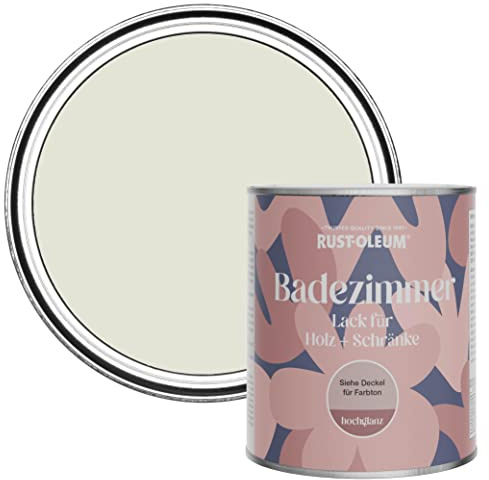 Rust-Oleum Beige Moisture Resistant Bathroom Wood and Cabinet Paint in Gloss Finish - Portland Stone 750ml