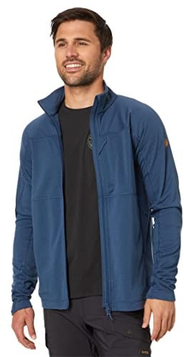 Fjällräven Herren Abisko Lite Fleece Jacke, Indigo Blue, S